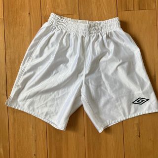 アンブロ(UMBRO)のアンブロ✳︎サッカーパンツ✳︎白✳︎Sサイズ（記名あり）(ウェア)