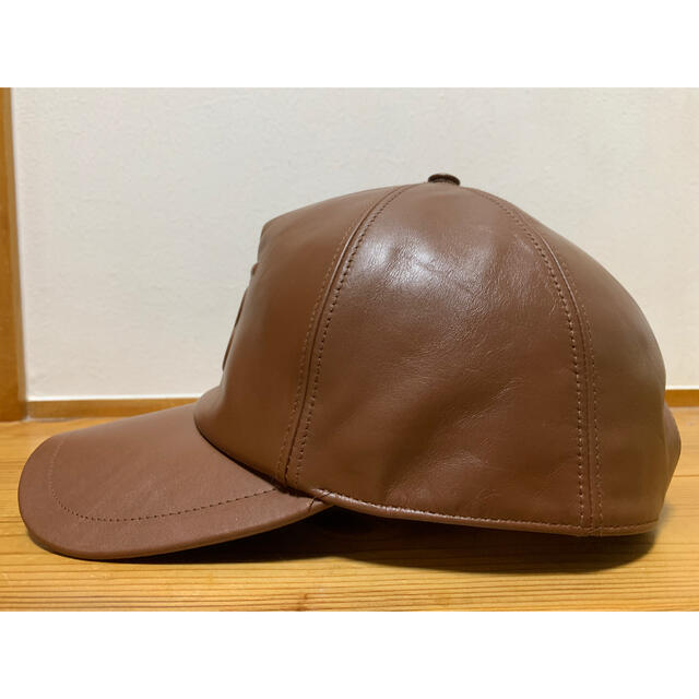 しなくても BURBERRY - バーバリー レザーキャップ ブラウンの通販 by ちゃちゃ丸's shop｜バーバリーならラクマ クマパック