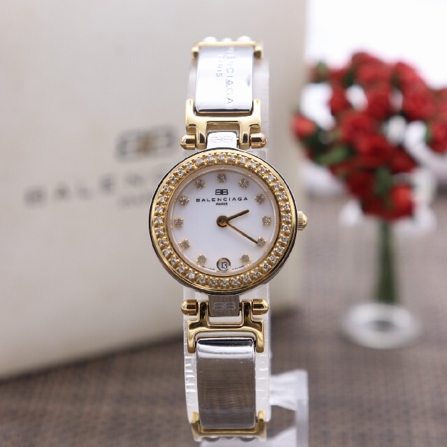 在庫通販 Balenciaga 美品 ストーンベゼルの通販 by kogura watch