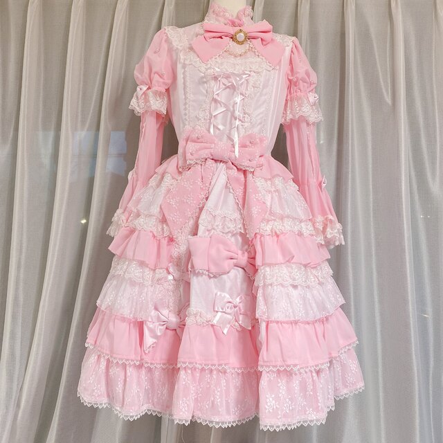 恋するお姫様ワンピース　ピンク　Angelic Pretty | フリマアプリ ラクマ