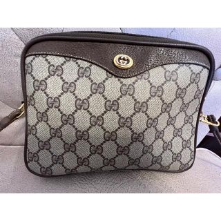 グッチ(Gucci)の【美品】OLD GUCCI グッチ ショルダーバッグ ブラウン(トートバッグ)