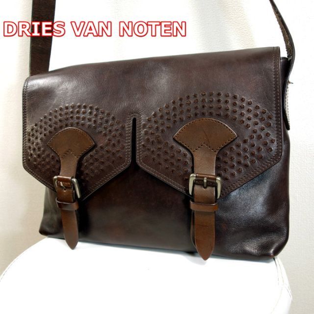 良品】ドリスヴァンノッテン レザーショルダー DRIES VAN NOTEN