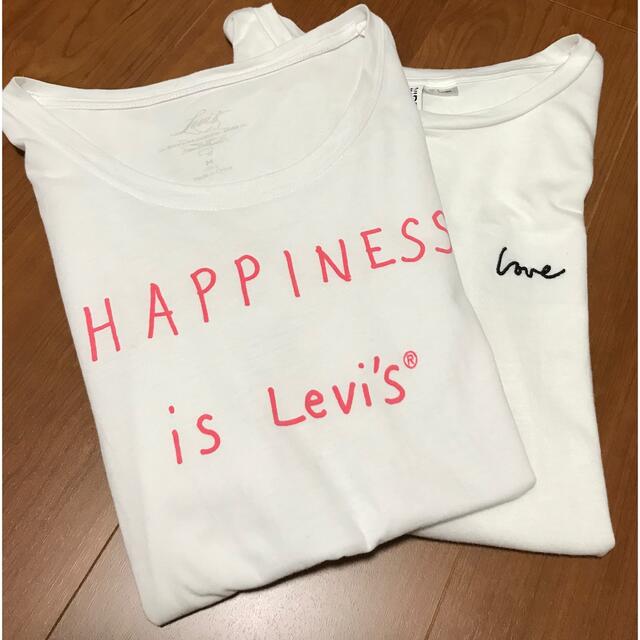 Levi's(リーバイス)のTシャツ2枚組【Ｌevi's ・H&M】 レディースのトップス(Tシャツ(半袖/袖なし))の商品写真