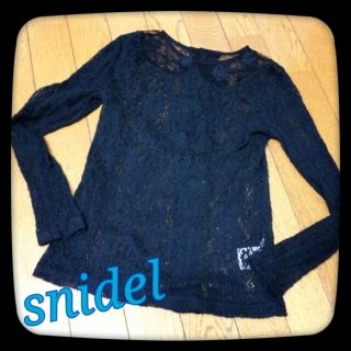 スナイデル(SNIDEL)の🔷snidel♡レーストップス(カットソー(長袖/七分))