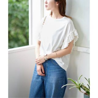 ジャーナルスタンダード(JOURNAL STANDARD)のクリアコットンフリルTee*JOUNAL STANDARD(Tシャツ(半袖/袖なし))