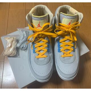 ナイキ(NIKE)のUNION×Nike AirJordan2 Grey Fog us12 30cm(スニーカー)