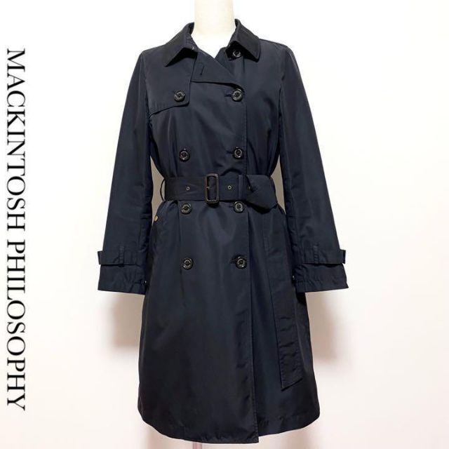 MACKINTOSH 中綿ライナー付 ポリエステルタフタ トレンチコート