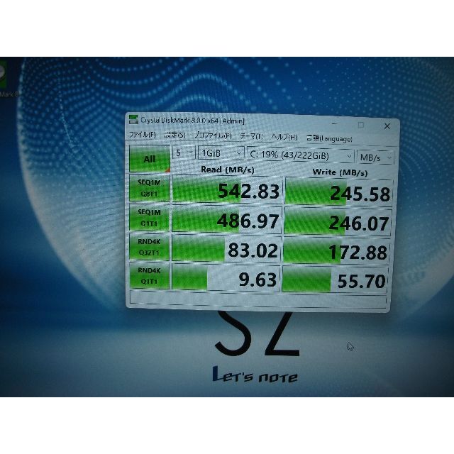 Win11 CF-SZ5/4GB+新品SSD256/マルチ(18) 1