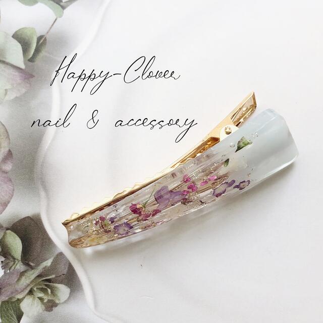 最新のデザイン No.20 ハンドメイド レジンアクセサリー お花のヘア