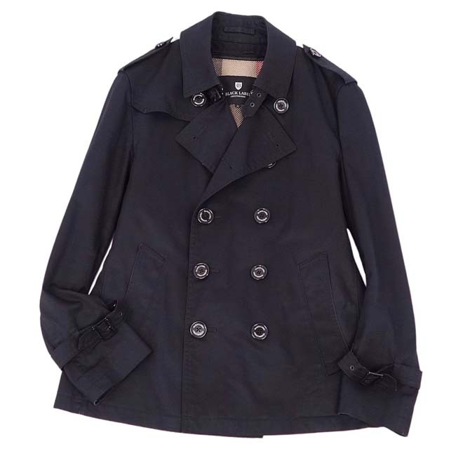 BLACK LABEL CRESTBRIDGE(ブラックレーベルクレストブリッジ)のブラックレーベル クレストブリッジ コート トレンチ ショート丈 メンズ メンズのジャケット/アウター(ステンカラーコート)の商品写真