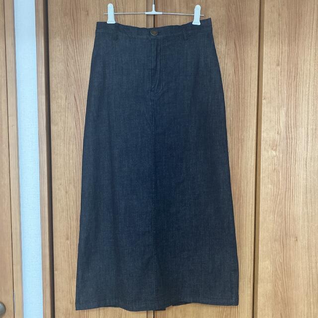 エアペンシルスカート　デニムスカート レディースのスカート(ロングスカート)の商品写真