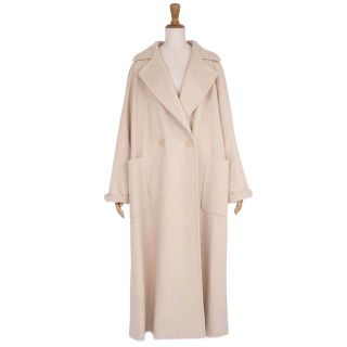 マックスマーラ(Max Mara)のマックスマーラ コート 白タグ ピュアキャメル ロングコート オーバーサイズ(ブルゾン)