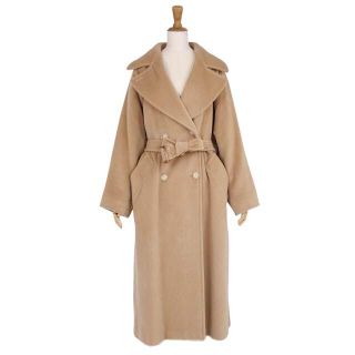 マックスマーラ(Max Mara)のマックスマーラ コート 白タグ ウール ロングコート オーバーサイズ アウター(ブルゾン)