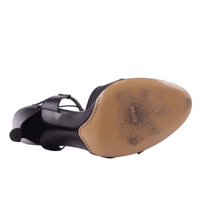 Bally(バリー)のバリー サンダル キャンバス カーフレザー ヒール シューズ 靴 レディース レディースの靴/シューズ(サンダル)の商品写真