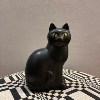 リサラーソン(Lisa Larson)の【美品】Lisa Larson CAT MANS リサラーソン キャットマンズ (置物)