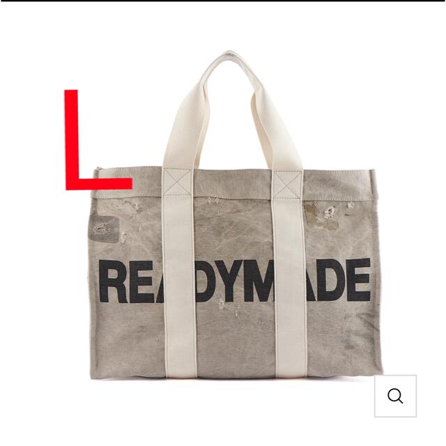 READYMADE  EASY TOTE LARGE / WHT