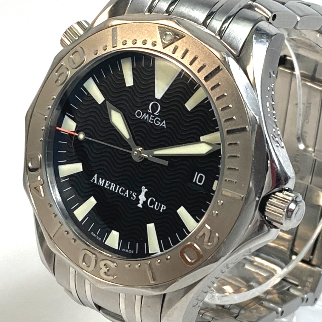 オメガ OMEGA シーマスター プロフェッショナル 2533.50 アメリカズカップ 自動巻き デイト 腕時計 SS/WG シルバー