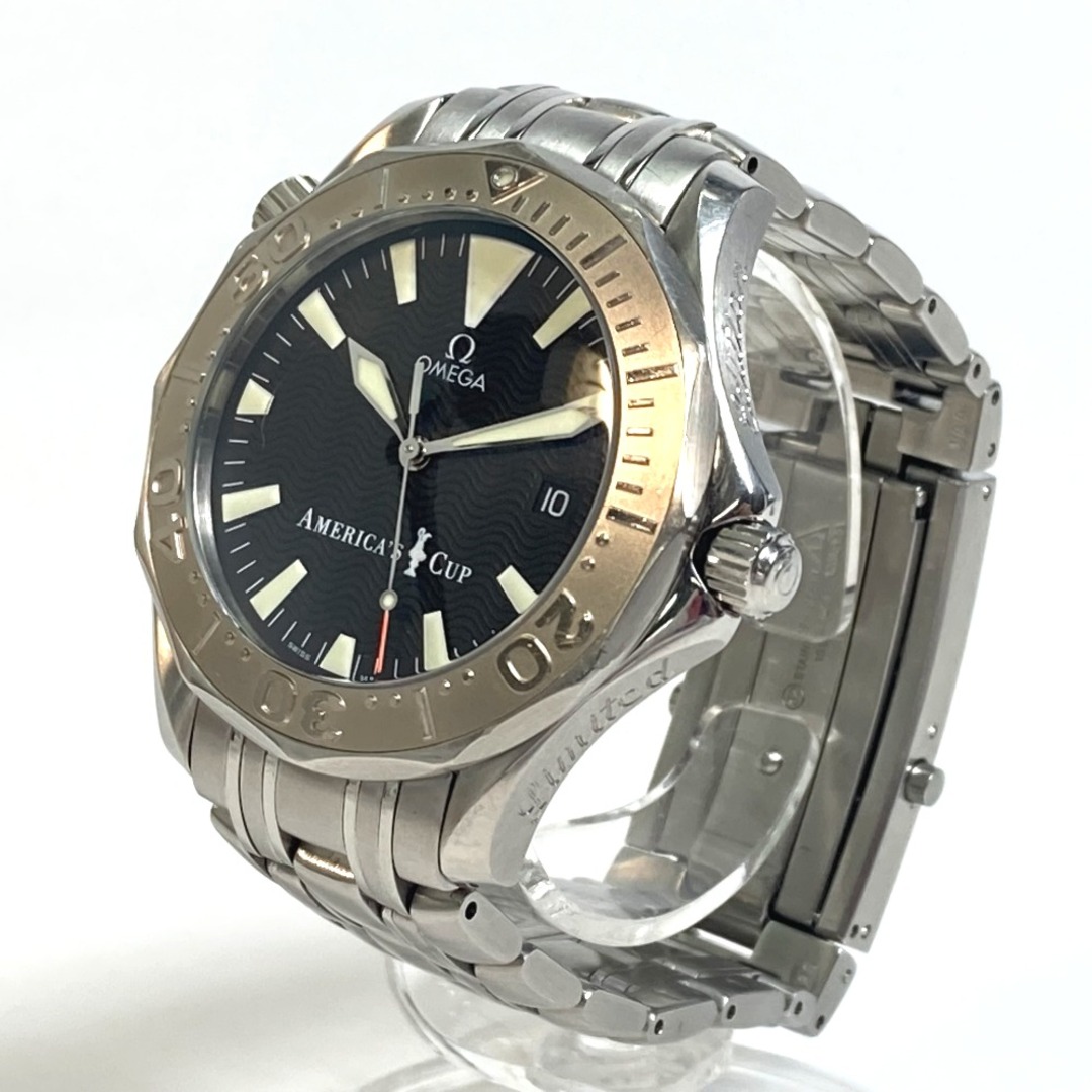 オメガ OMEGA シーマスター プロフェッショナル 2533.50 アメリカズカップ 自動巻き デイト 腕時計 SS/WG シルバー