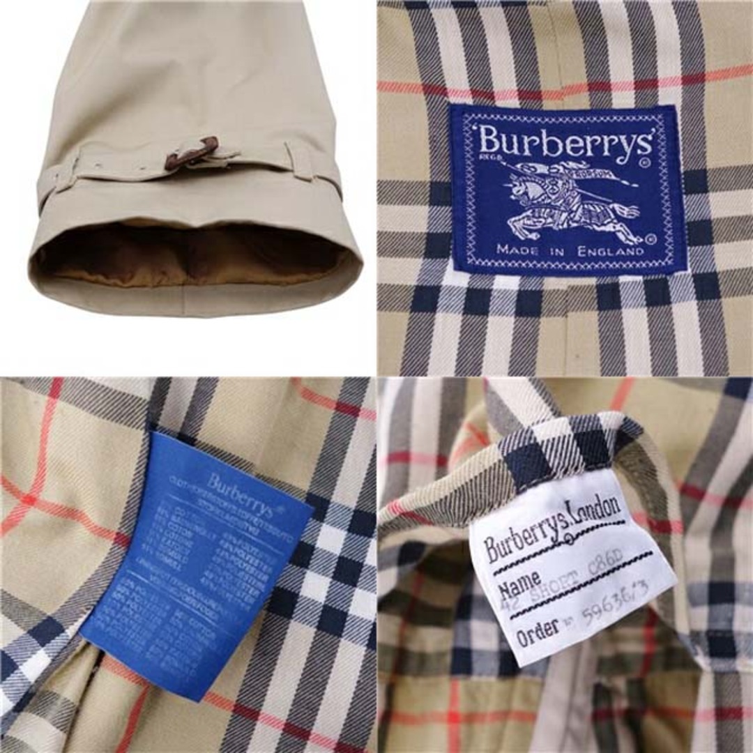 BURBERRY(バーバリー)のバーバリー コート 一枚袖 英国製 ステンカラー バルマカーン メンズ メンズのジャケット/アウター(ステンカラーコート)の商品写真