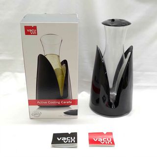 Vacu Vin  ラピッド クーリング カラフェ 1L 冷却ジェル ワイン オランダ製 up ワインクーラー デカンタ active cooling carafe(その他)