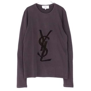 サンローラン(Saint Laurent)のイヴサンローラン Tシャツ カットソー ロングスリーブ カサンドラロゴ トップス(Tシャツ/カットソー(七分/長袖))