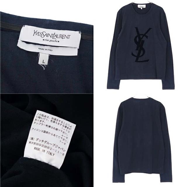 SAINT LAURENT - イヴサンローラン Tシャツ カットソー ロング SAINT LAURENT - イヴサンローラン Tシャツ カットソー ロング