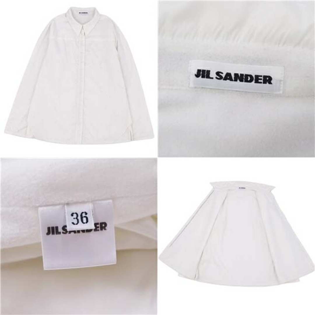 Jil Sander(ジルサンダー)のジルサンダー ジャケット シャツ 裏フリース ジップアップ レディース レディースのジャケット/アウター(ブルゾン)の商品写真