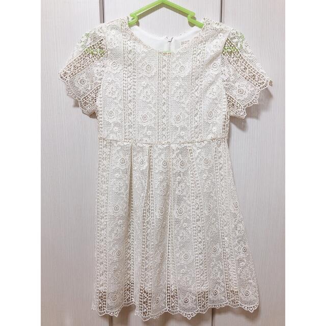 ZARA KIDS(ザラキッズ)のzara girls レースワンピース　140 キッズ/ベビー/マタニティのキッズ服女の子用(90cm~)(ワンピース)の商品写真