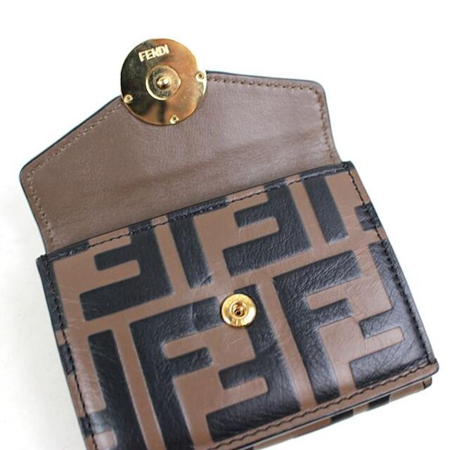 フェンディ 三つ折り財布 ミニ財布 ミニウォレット エフイズ 美 フェンディ 三つ折り財布 ミニ財布 ミニウォレット エフイズ 美
