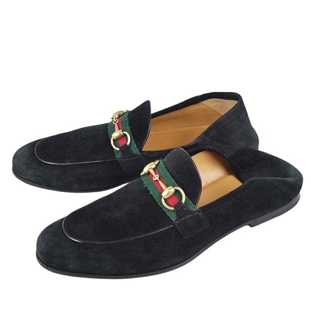 極美品】GUCCI シェリーライン ホースビットローファー スエード 26.5-