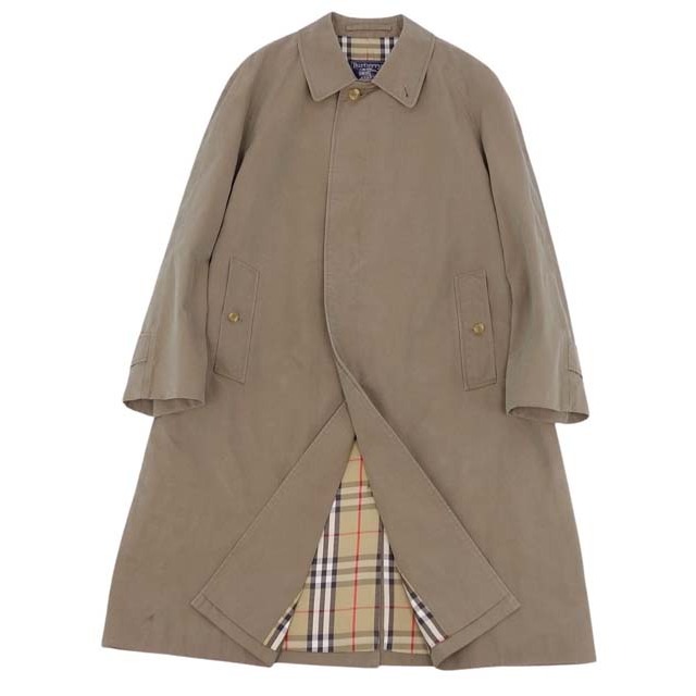 BURBERRY(バーバリー)のバーバリー コート 英国製 ステンカラー バルマカーン メンズ 裏チェック メンズのジャケット/アウター(ステンカラーコート)の商品写真