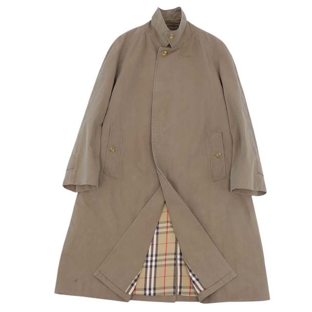 BURBERRY(バーバリー)のバーバリー コート 英国製 ステンカラー バルマカーン メンズ 裏チェック メンズのジャケット/アウター(ステンカラーコート)の商品写真