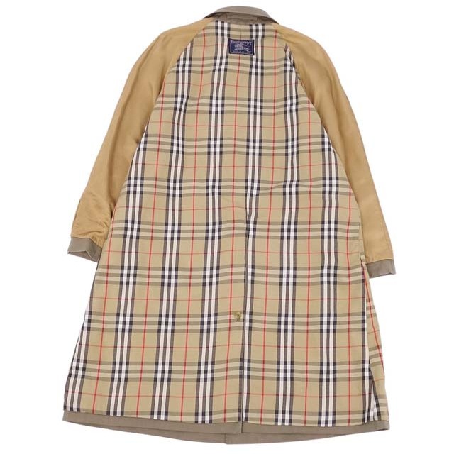 BURBERRY(バーバリー)のバーバリー コート 英国製 ステンカラー バルマカーン メンズ 裏チェック メンズのジャケット/アウター(ステンカラーコート)の商品写真