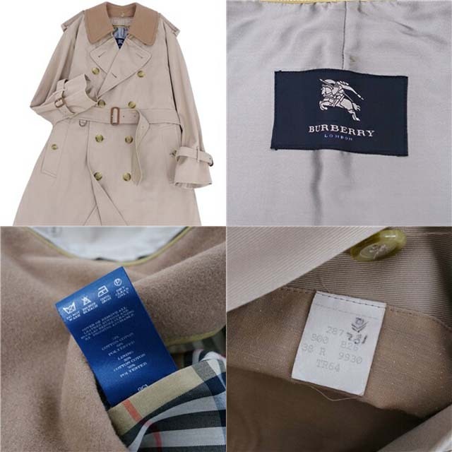 BURBERRY(バーバリー)のバーバリー ロンドン コート ２枚襟 トレンチコート ライナー メンズ アウター メンズのジャケット/アウター(ステンカラーコート)の商品写真