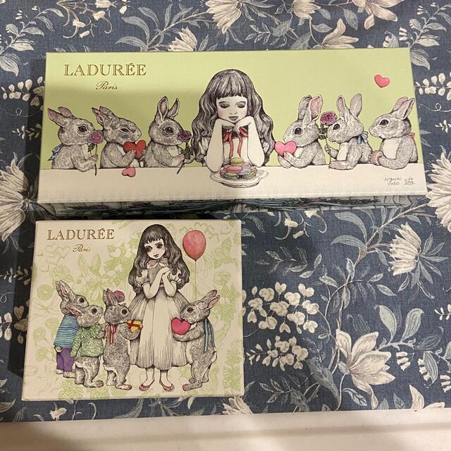 LADUREE(ラデュレ)のヒグチユウコ ラデュレ 箱 セット エンタメ/ホビーのコレクション(その他)の商品写真