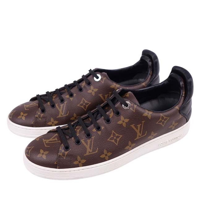 LOUIS VUITTON(ルイヴィトン)のルイヴィトン スニーカー フロントローライン モノグラム ロゴ レザー メンズ メンズの靴/シューズ(スニーカー)の商品写真