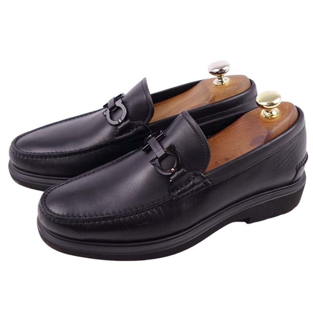 Salvatore Ferragamo(サルヴァトーレフェラガモ)のサルヴァトーレ フェラガモ ローファー ガンチーニ カーフレザー 靴 メンズ 6 メンズの靴/シューズ(ドレス/ビジネス)の商品写真
