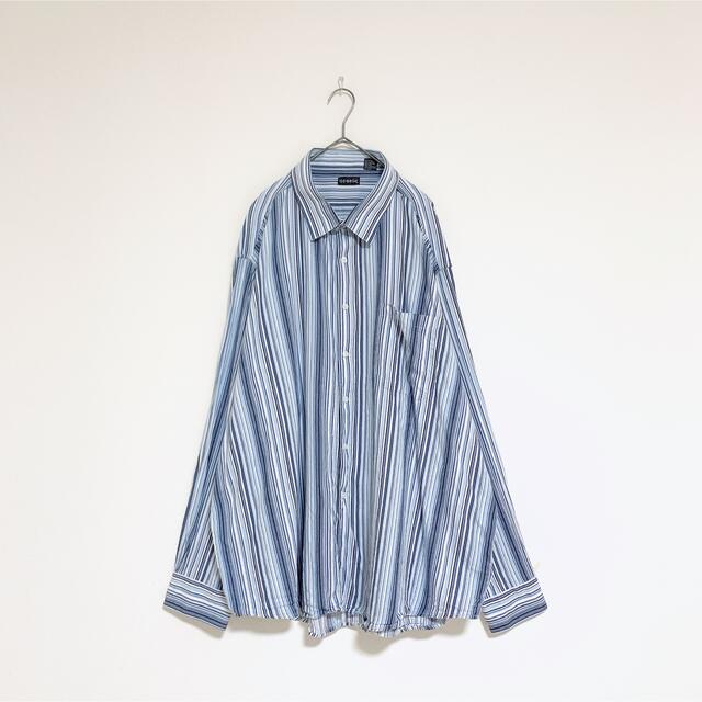 GEORGE stripe L/S shirt 3XL