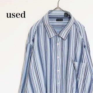 GEORGE stripe L/S shirt 3XL