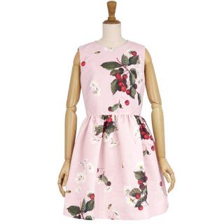 レッドヴァレンティノ(RED VALENTINO)のレッド ヴァレンティノ ドレス ワンピース ノースリーブ 花柄 総柄 フラワー(ひざ丈ワンピース)