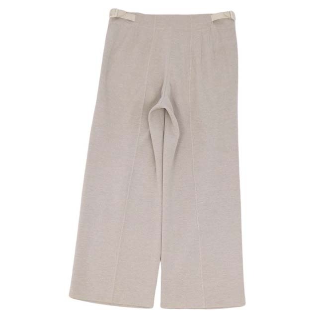 グリーン・ホワイト系 完成品♪ エルメス パンツ ニット レザーベルト