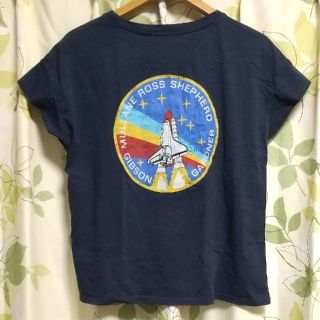 ジーユー(GU)のGU ロケット柄 Tシャツ(Tシャツ(半袖/袖なし))