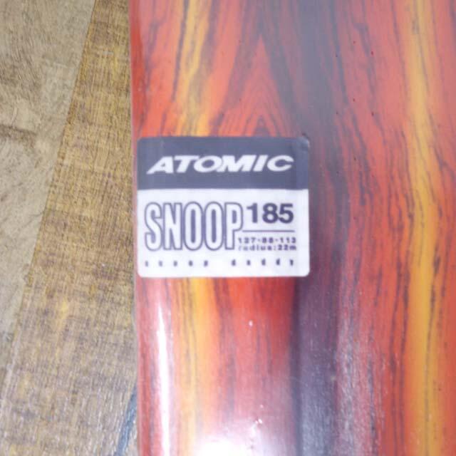 アトミック SNOOP DADDY 185 スキー板 テレマーク 山スキー素材-