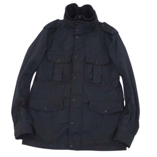 バーバリー(BURBERRY)のバーバリー ロンドン ジャケット 2way レザー トリミング フード(ステンカラーコート)