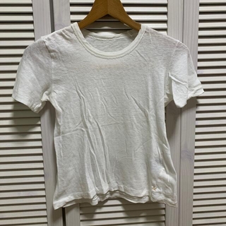 フォーティーファイブアールピーエム(45rpm)の45rpm 半袖ストレッチTシャツ　サイズ3  ホワイト　白　シンプル(Tシャツ(半袖/袖なし))