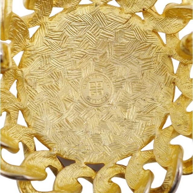 GIVENCHY(ジバンシィ)のジバンシー ブローチ ロゴ アクセサリー レディース ゴールド レディースのファッション小物(その他)の商品写真