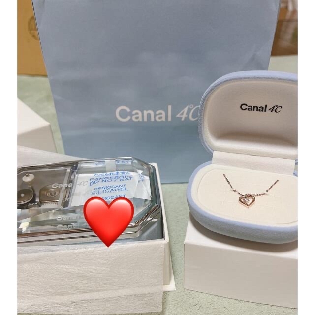 canal4°C♡ハートネックレス