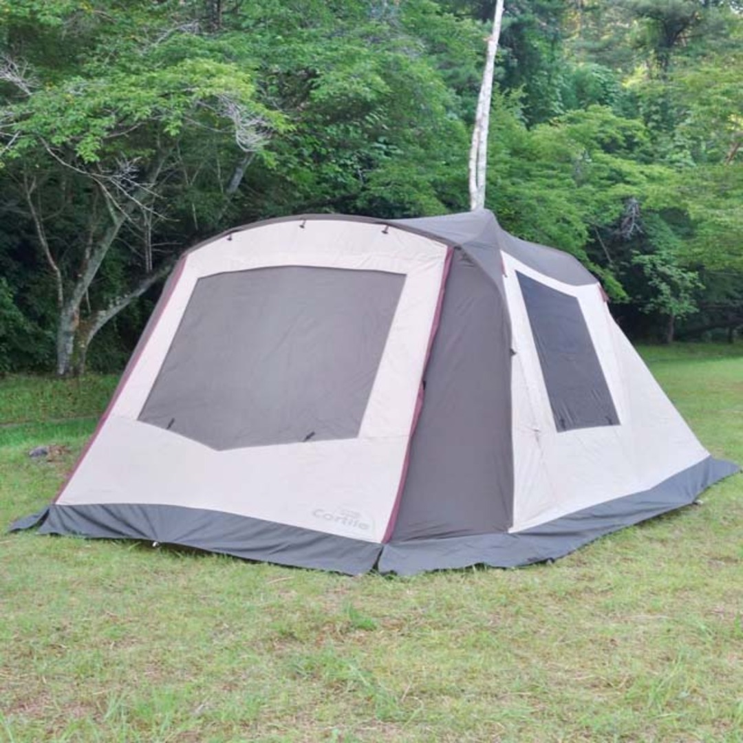 表記サイズ-オガワテント Cortile コルティーレ ファミリー テント ドーム型