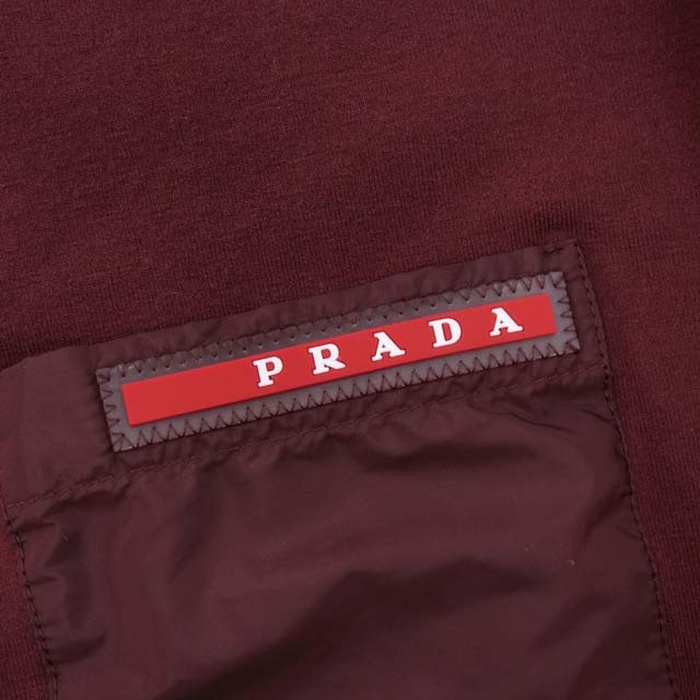 日本製人気】 PRADA プラダ コットン L ボルドー メンズ その他トップスの通販 by ALLUラクマ店｜プラダならラクマ 