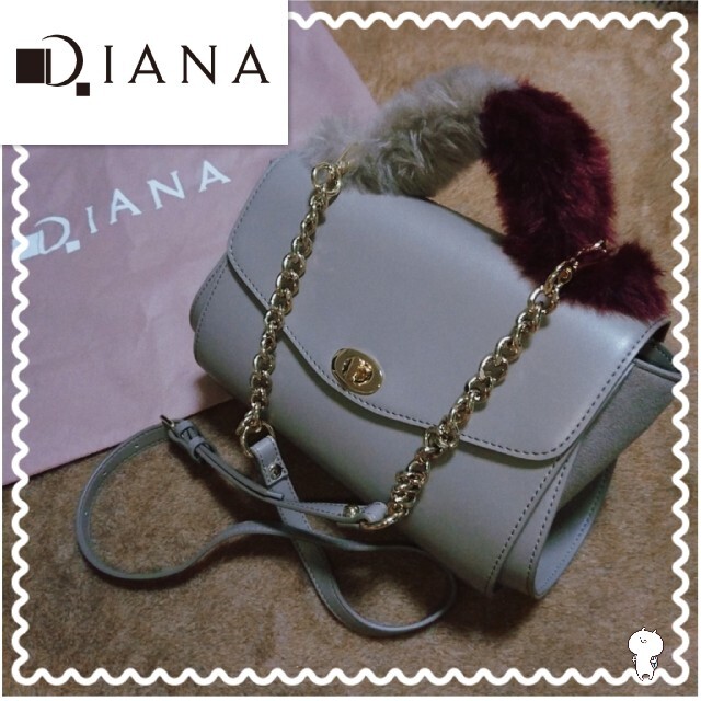 DIANA(ダイアナ)のDIANA ダイアナ 2way ショルダーバッグ ハンドバッグ レディースのバッグ(ショルダーバッグ)の商品写真